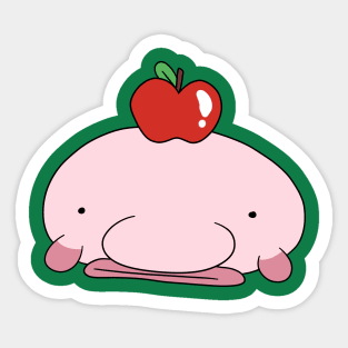 Apple Blobfish Sticker